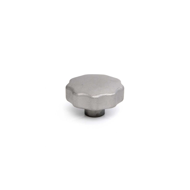 Star knob, stainless steel, female thread M6, D=40 mm, H=24mm