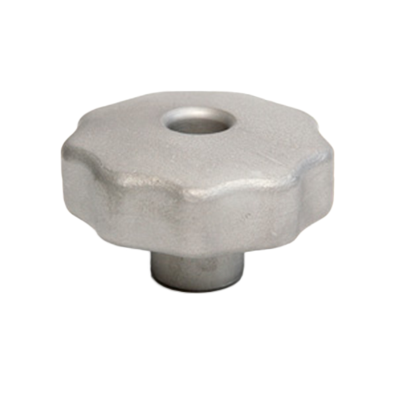 Star Knob, stainless steel, through thread M12, D=60 mm, H=39mm