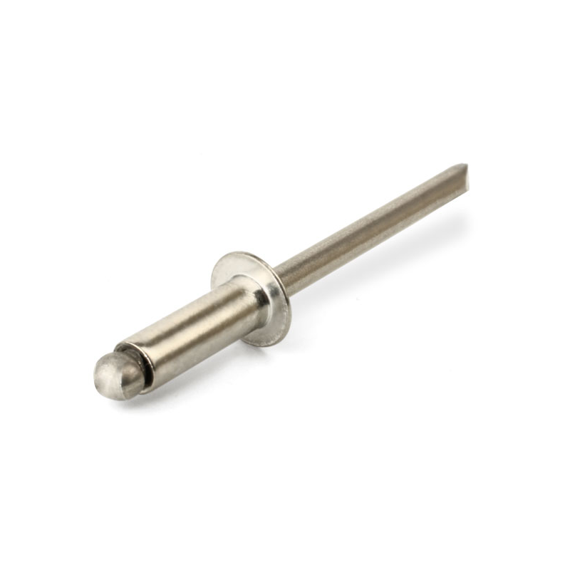Blind rivet, open, dome head, stainless steel, D=3,2, L=8, clamping range, min.=2,5