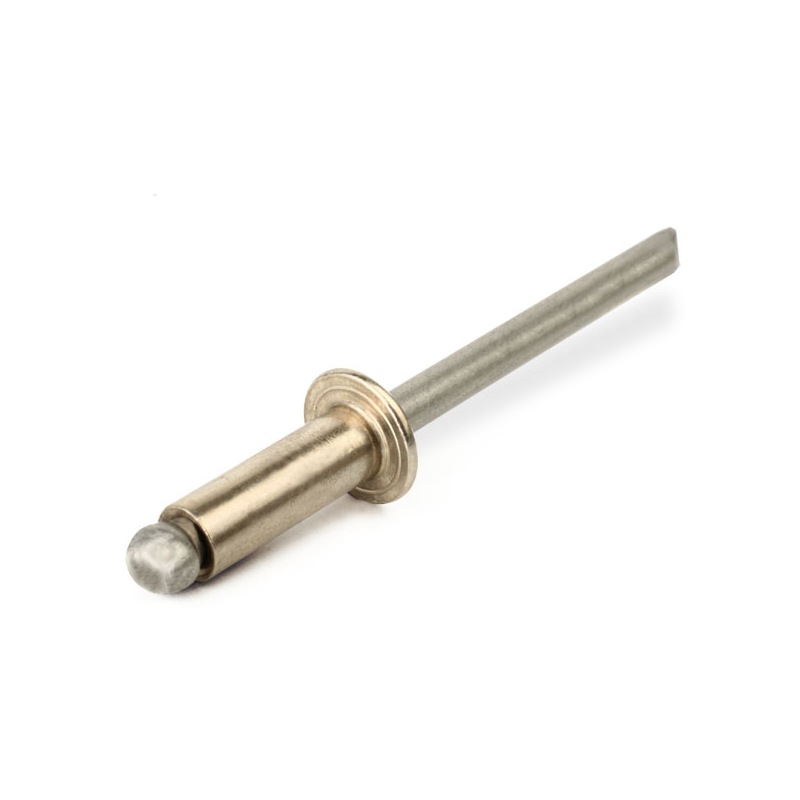 Blind rivet, open, dome head, copper nickel, D=4,8, L=12, clamping range, min.=6