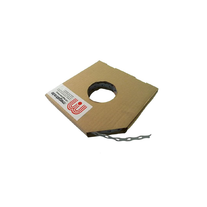 Fixing band, steel, electro zinc plated, hole D=6,8