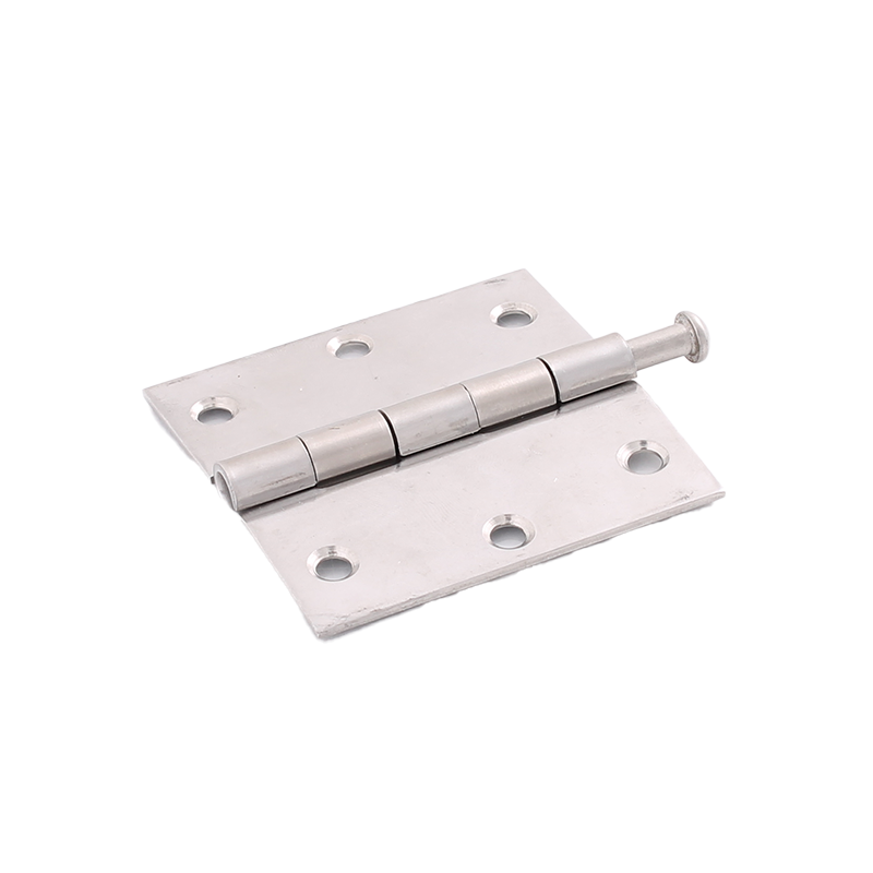 Butt hinge w/holes, stainless steel, L=75, B=75, T=2