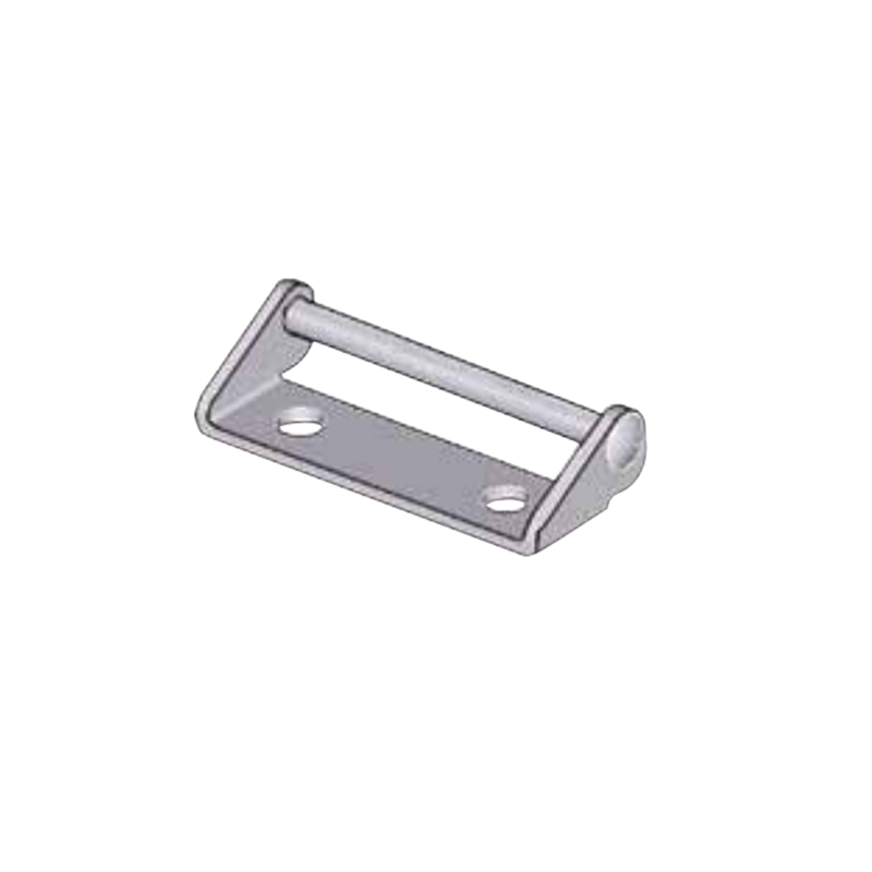 Catch plate, electro zinc plated steel, hook, L=22mm, B=47mm, H=11,5mm