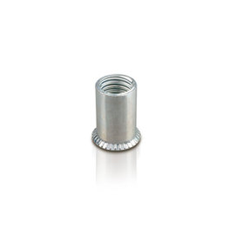 Nut, open, round, steel, diameter=10,9, M8, L=19, min. clamping range=3,8