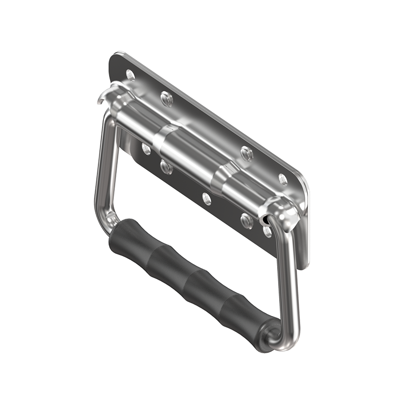 Flip handles, stainless steel, spring-loaded, H= 90,5 mm, B= 125 mm