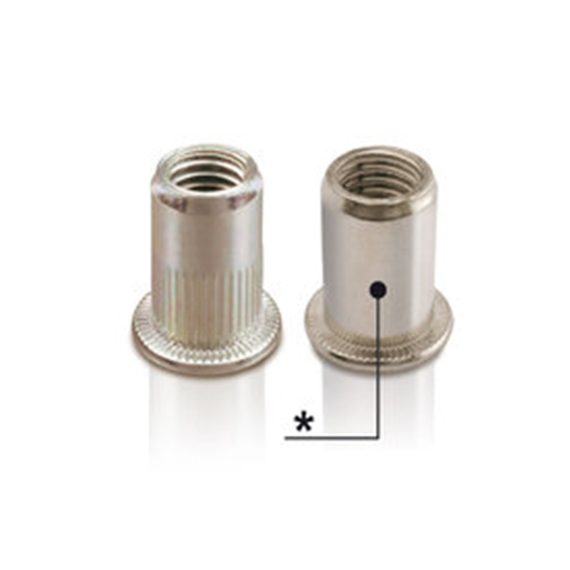 Nut, open, round, stainless steel, diameter=4,9, M3, L=10,5, min. clamping range=2