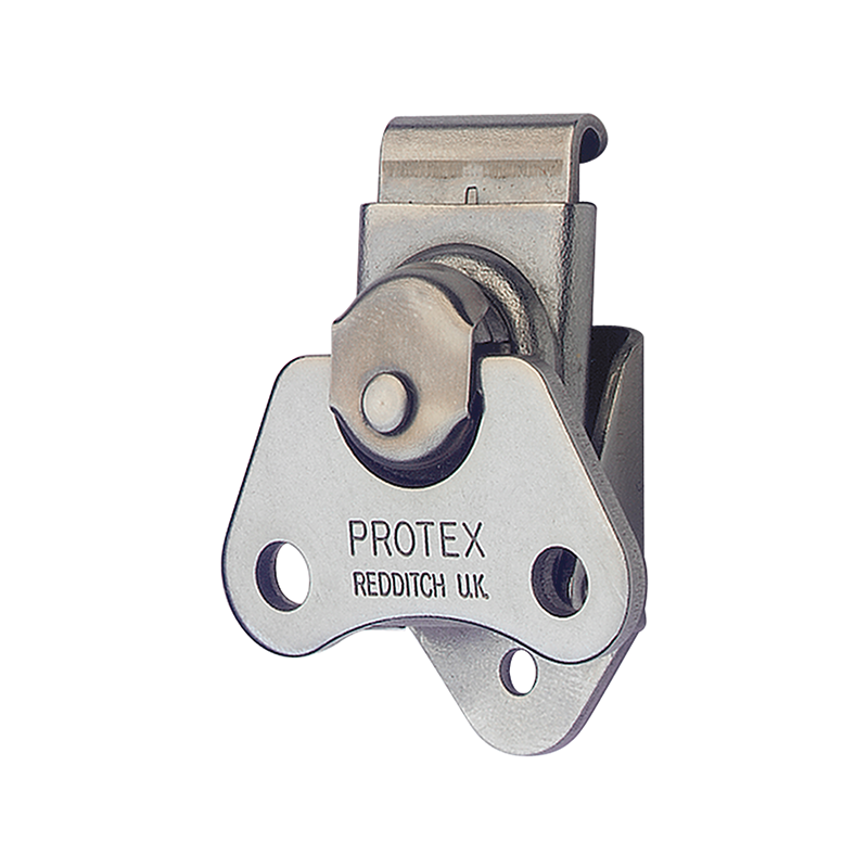 Rotary turn latch, stainless steel, L=47,7, B=38,9, H=15,2, uden hængelås