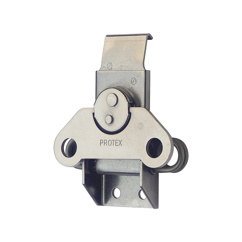 Rotary turn latch, stainless steel, L=84,7, B=77,2, H=17,9, uden hængelås