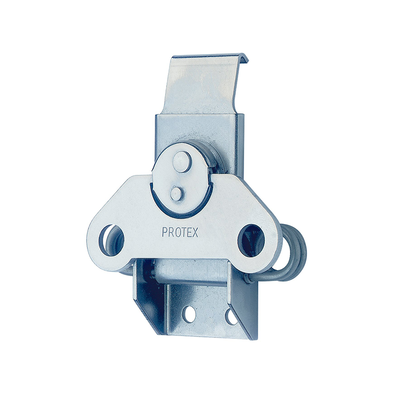 Rotary turn latch, steel, L=84,7, B=77,2, H=17,9, uden hængelås