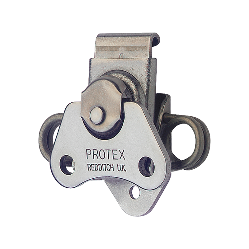 Rotary turn latch, stainless steel, L=48,4, B=52,3, H=15,2, uden hængelås