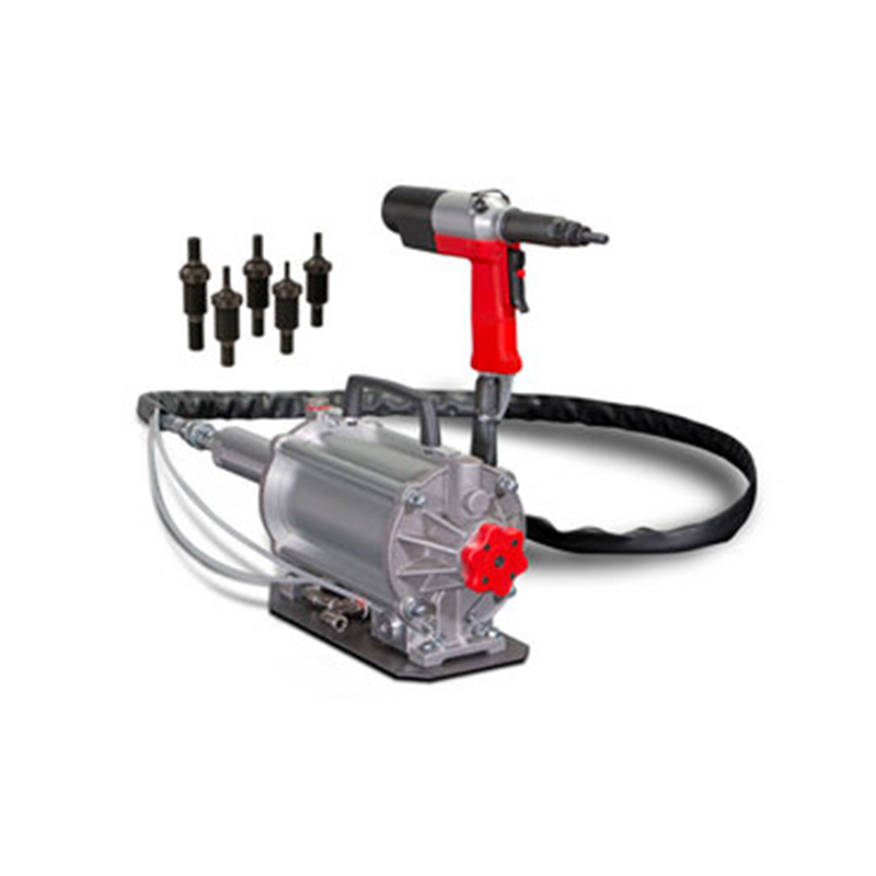 Riveting tool for nuts, M4-M12, air hydraulic, series KJ73