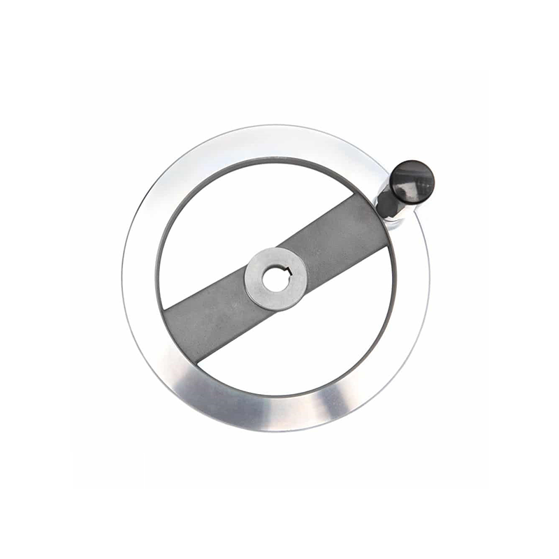 Handwheel, aluminium, D=200mm, H=45mm, hole diameter=18mm