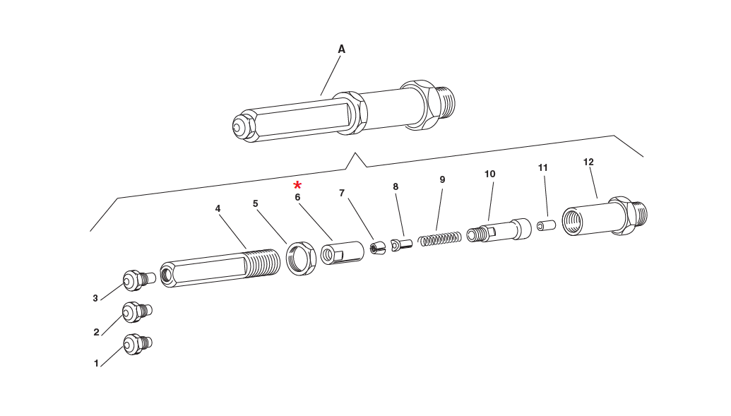 Accessories for riveting tools, Clamps holding cone, for series EB & RAC