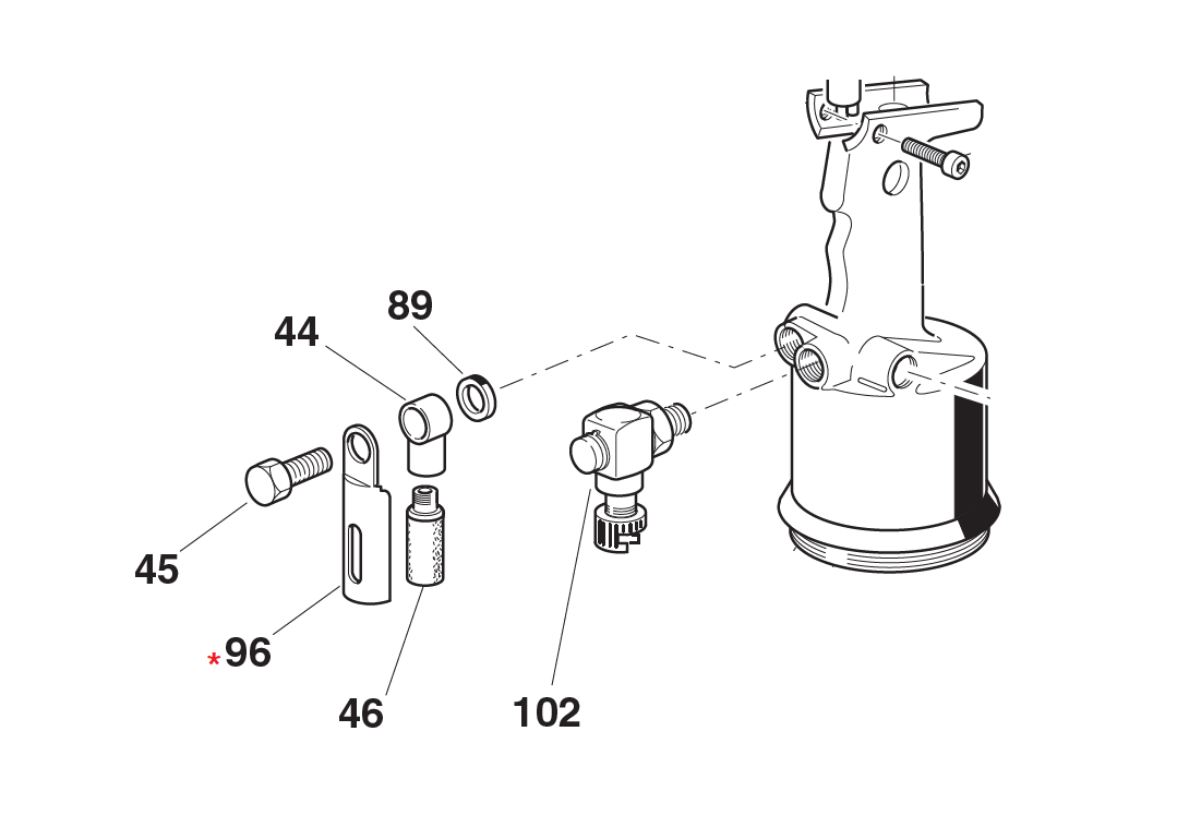 Accessories for riveting tools, Silencer protection, for series KJ & RAC