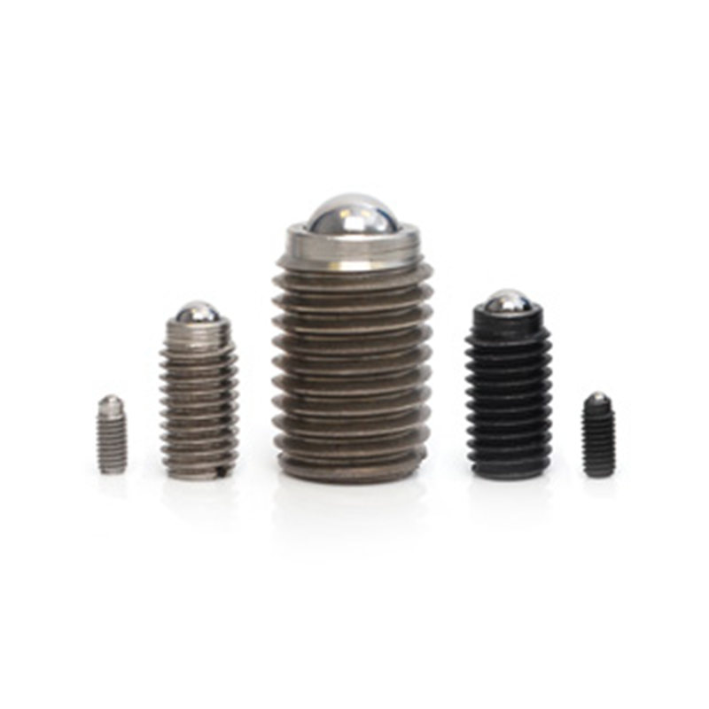 Ball index plunger, stainless steel, H = 15 mm, thread = M6