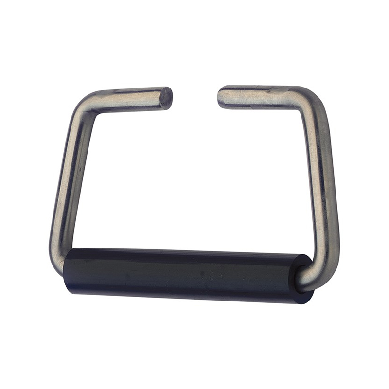 Handles, stainless steel, H= 68,5 mm, B= 112,8 mm, breakage load = 175 kg