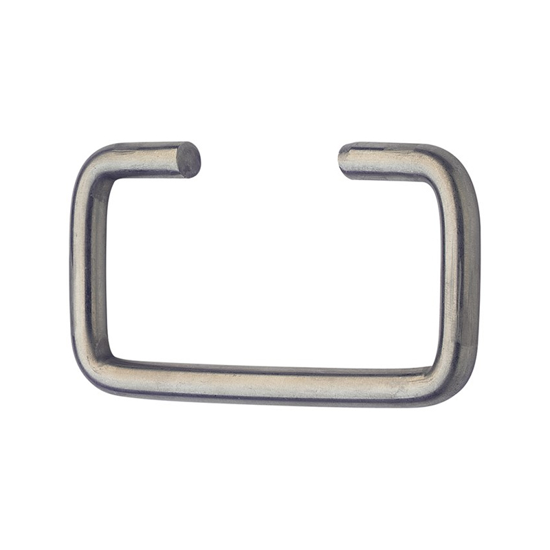 Handles, stainless steel, H= 52,5 mm, B= 101,7 mm, breakage load = 150 kg