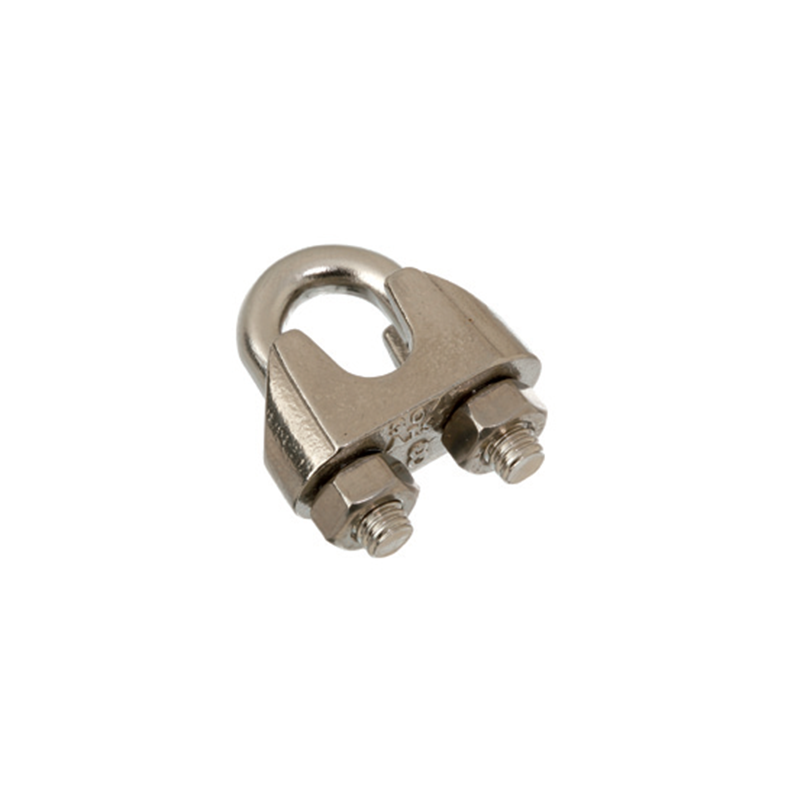 Wire rope clip, steel, M8 thread, for wire diameter = 10mm