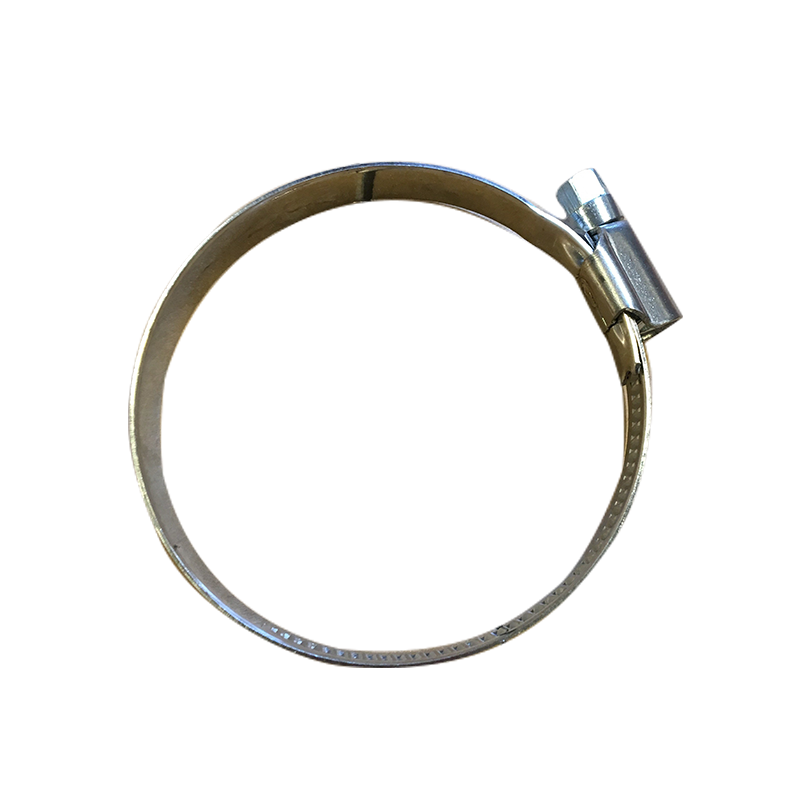 Complete hose clamp, acid proof stainless steel, Diameter range: 50-65mm