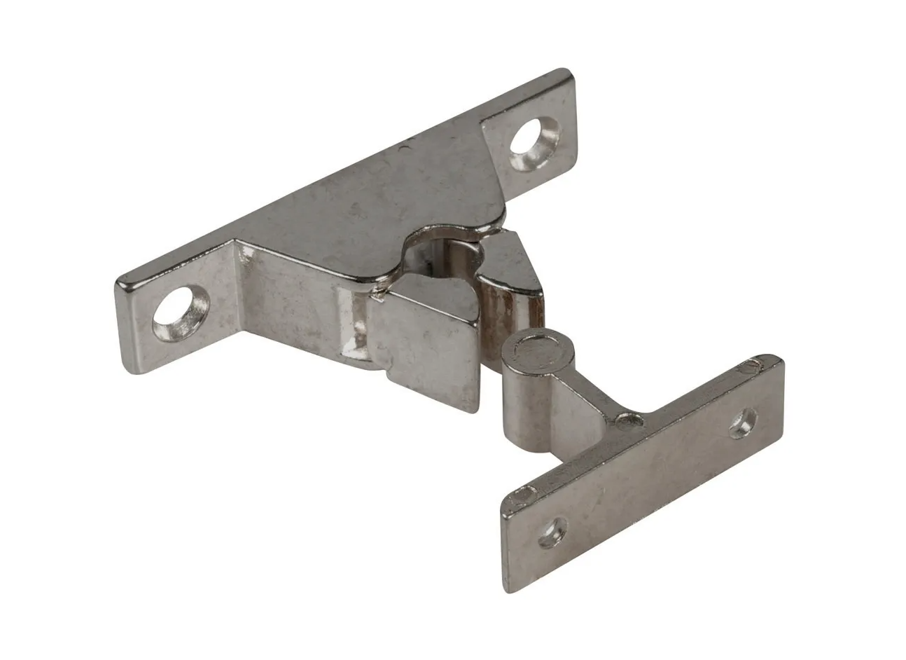 Knuckle catch, die-cast zinc, screw mounting, length=60, width=13,5, height=30