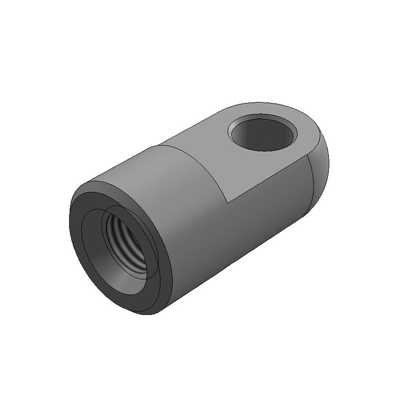 End Fitting, eyelet, steel, M8, L = 24 mm