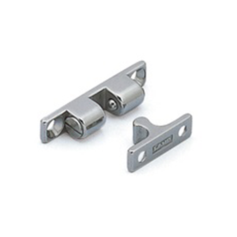 Tension catch, acid proof stainless steel, screw mounting, length=50, width=10, height=12,2