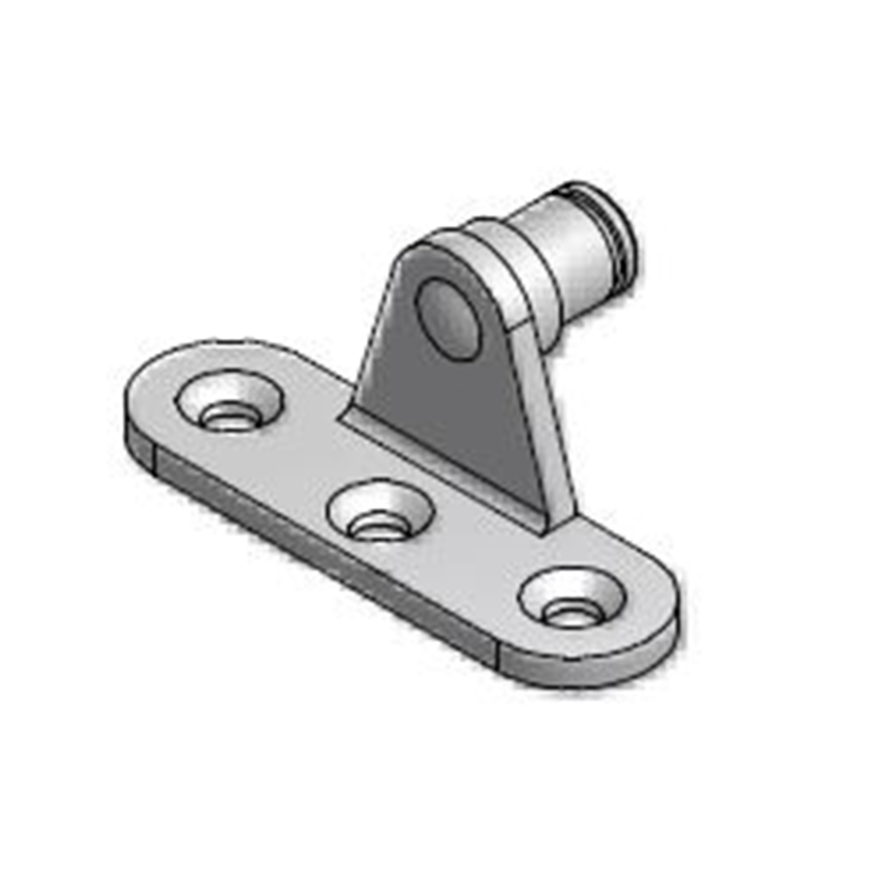 Bracket, steel, outward angled axis, axis diameter = 8 mm