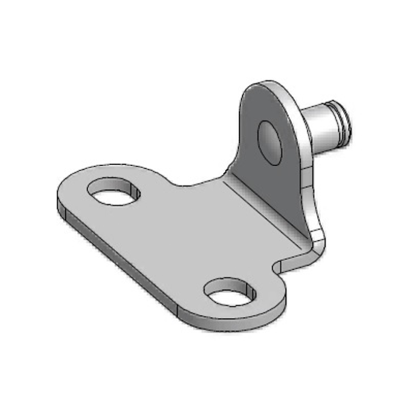 Bracket, steel, outward angled axis, axis diameter = 8 mm