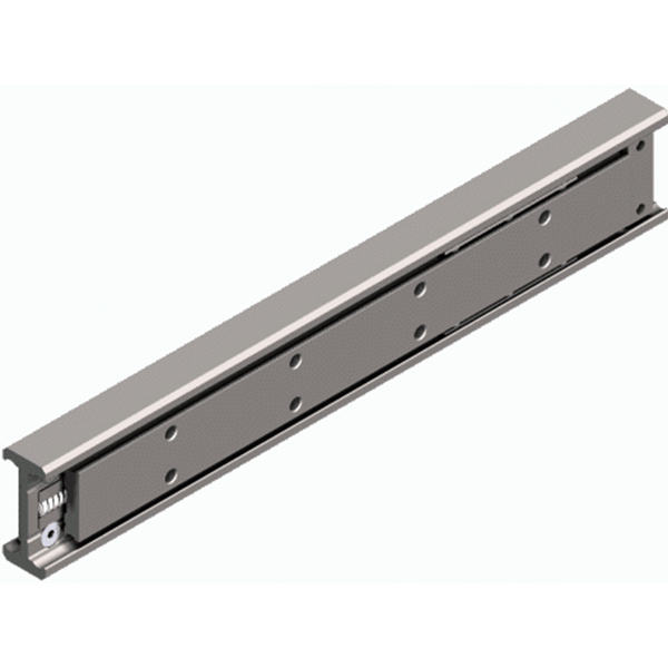 Drawer Slide, steel, extension lenght  =1300 mm and load capacity of 745 kg