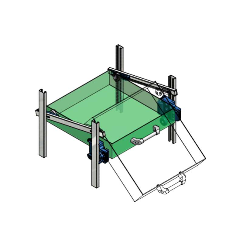 Sliding rail, steel, length =650 mm, load capacity = 100kg