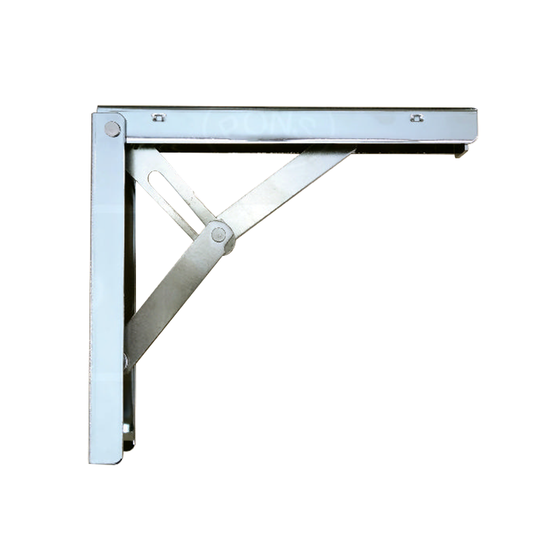Folding bracket, steel, L=200mm, H=183mm, B=30,5mm, Ø4mm holes