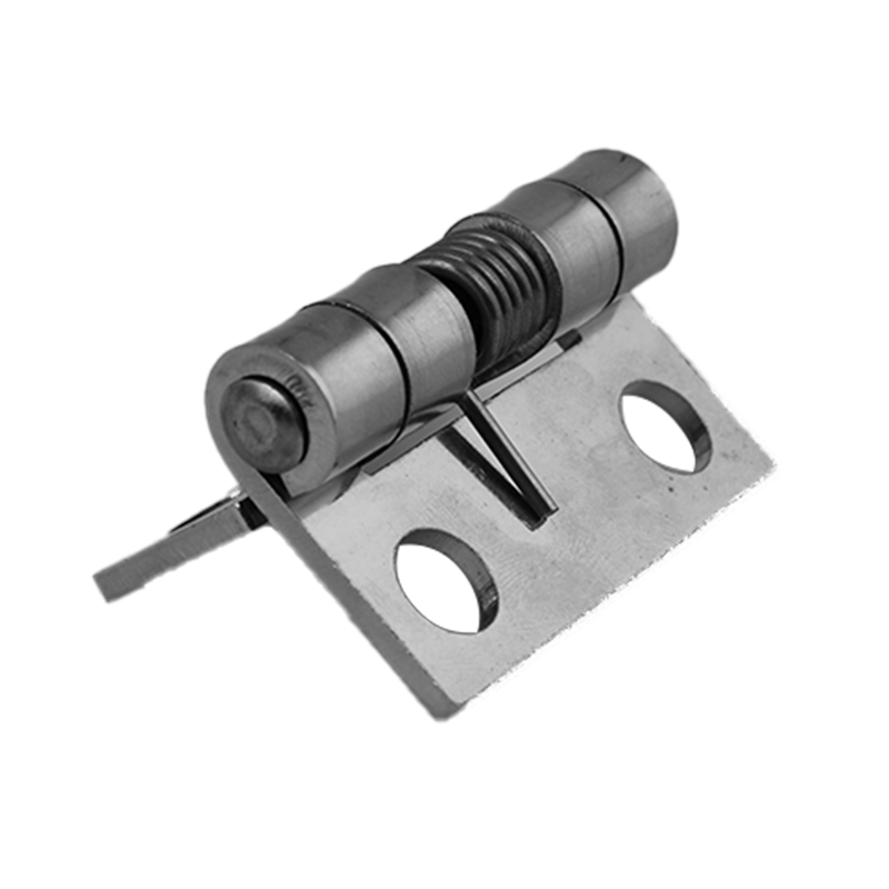 Spring hinge, acid proof stainless steel, open, not adjustable, L=60, B=60, H=14