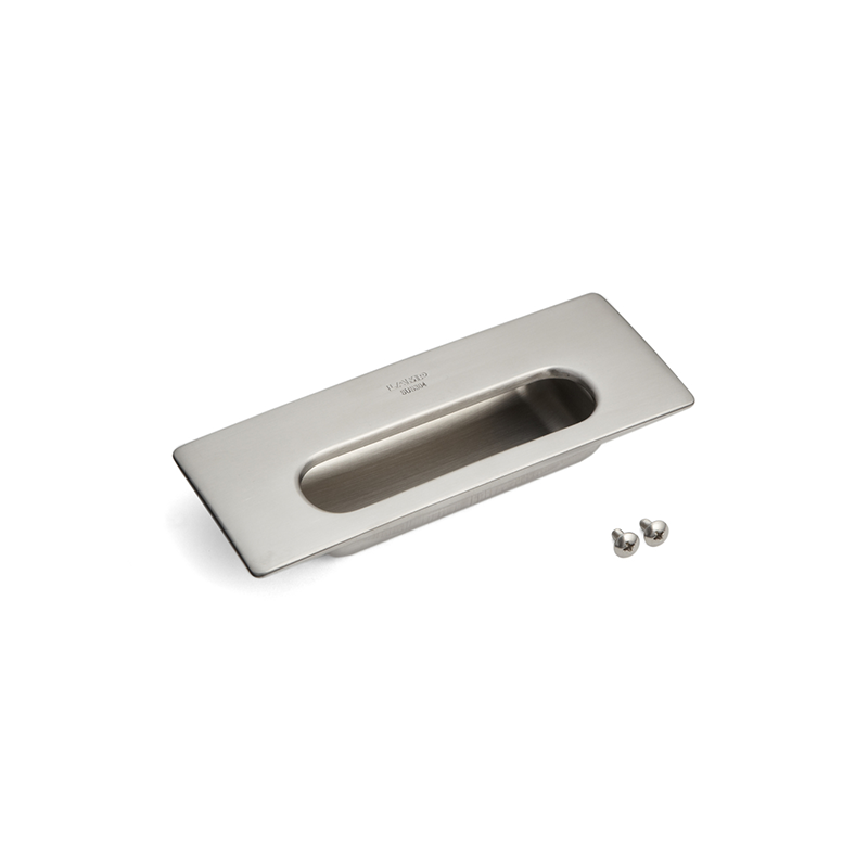 Flush Handles, screw mounting, acid proof stainless steel, H= 62,4mm, B= 160mm