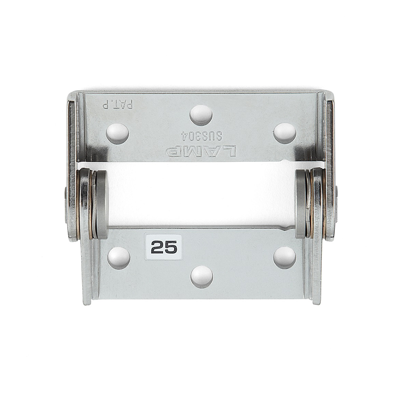 Friction hinge, stainless steel, not adjustable, L=54, B=44, H=15,5