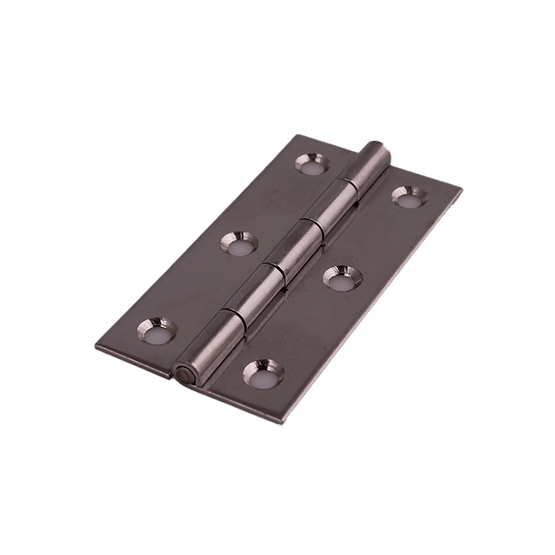 Butt hinge w/holes, stainless steel, L=80, B=41, T=1,5