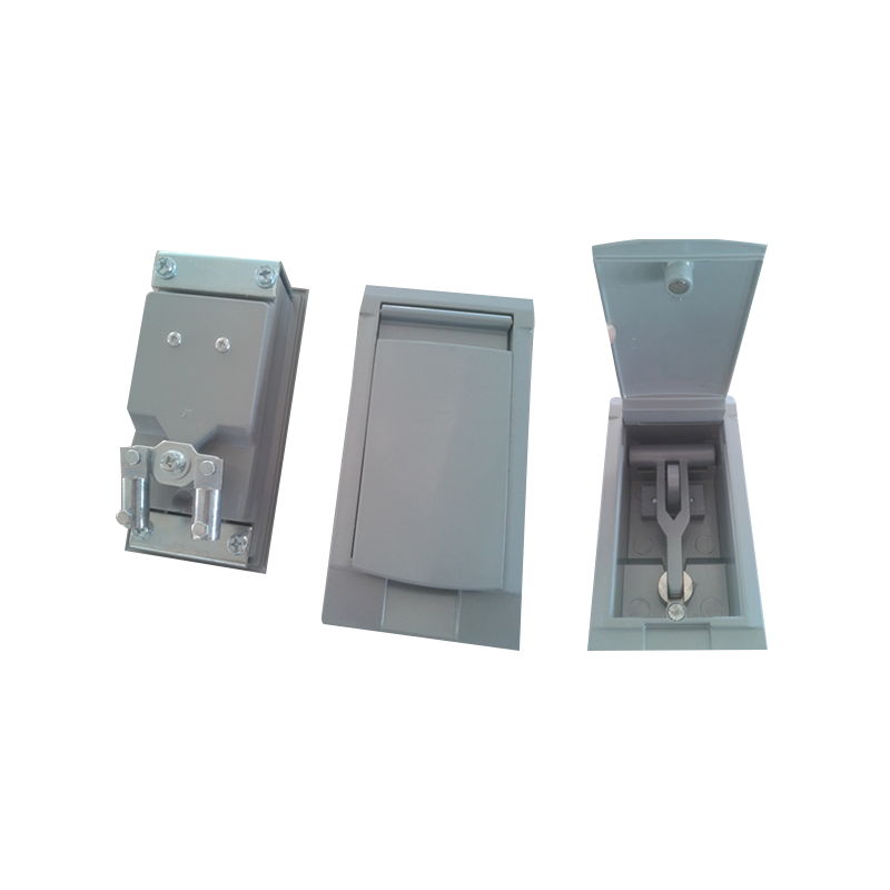 Lock, die-cast zinc, screw mounting, length=187, width=94, height=62,3