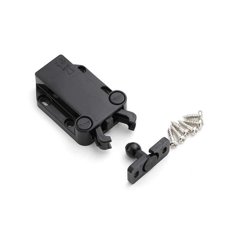 Knuckle catch, abs, screw mounting, length=71, width=40, height=16