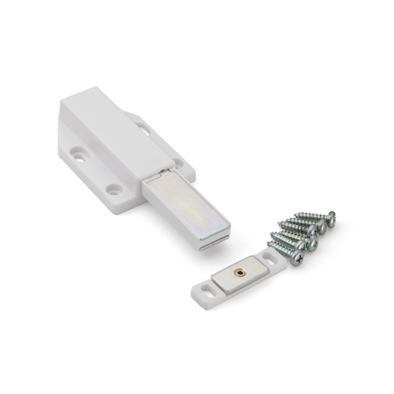 Magnetic catch, abs, screw mounting, length=75,5, width=46, height=17