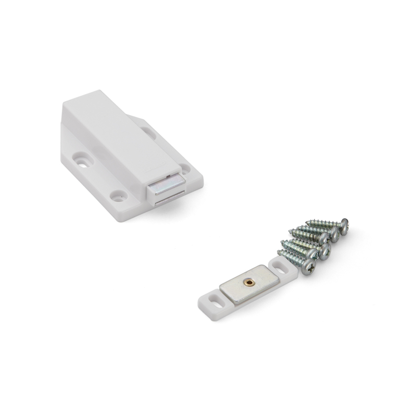 Magnetic catch, abs, screw mounting, length=75,5, width=46, height=17