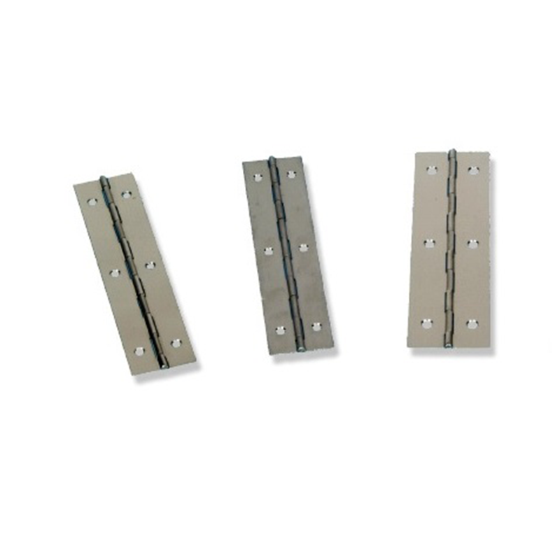Piano hinge w/holes, acid proof stainless steel, L=3500, B=32, T=0,7
