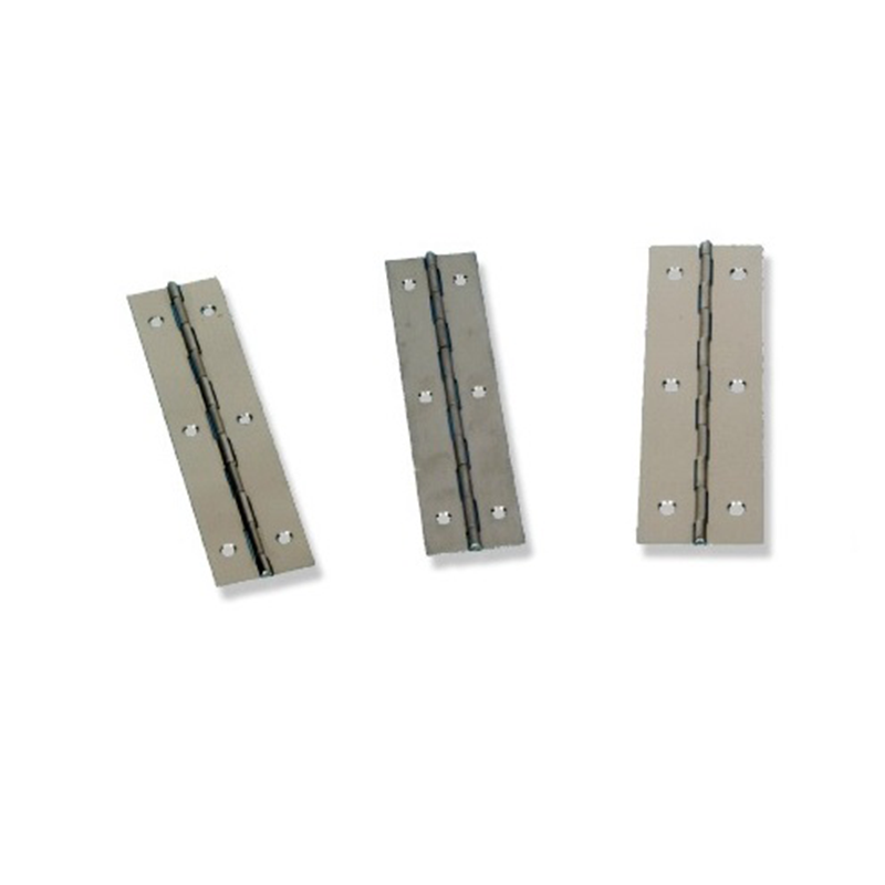 Piano hinge w/holes, stainless steel, L=3500, B=40, T=0,7