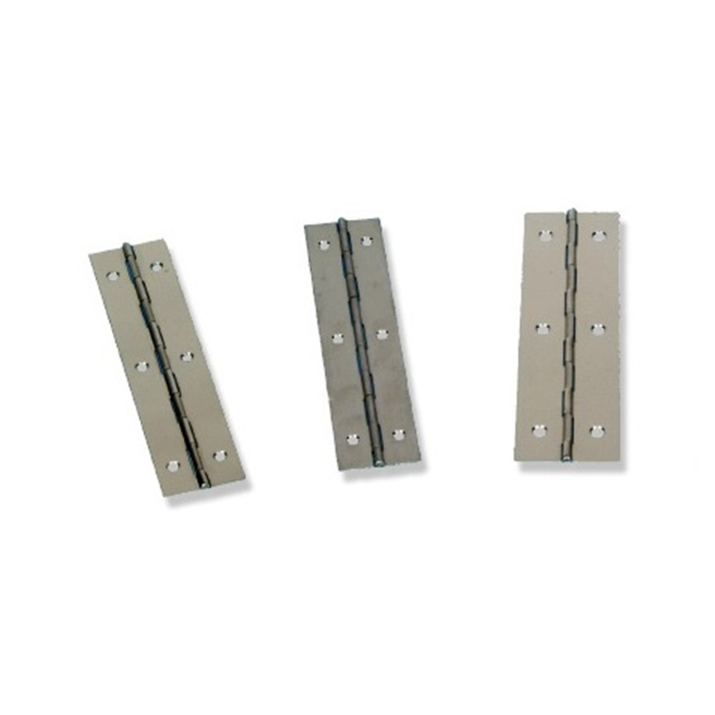 Piano hinge w/holes, steel, L=2000, B=60, T=2