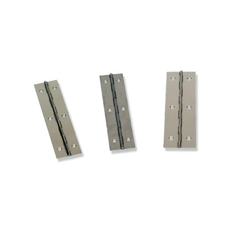 Piano hinge w/holes, steel, L=2000, B=50, T=1,5