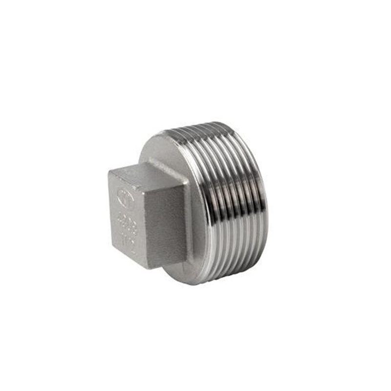 Screw plug, conical, acid proof stainless steel, diameter=17,4, 3/8 inches thread
