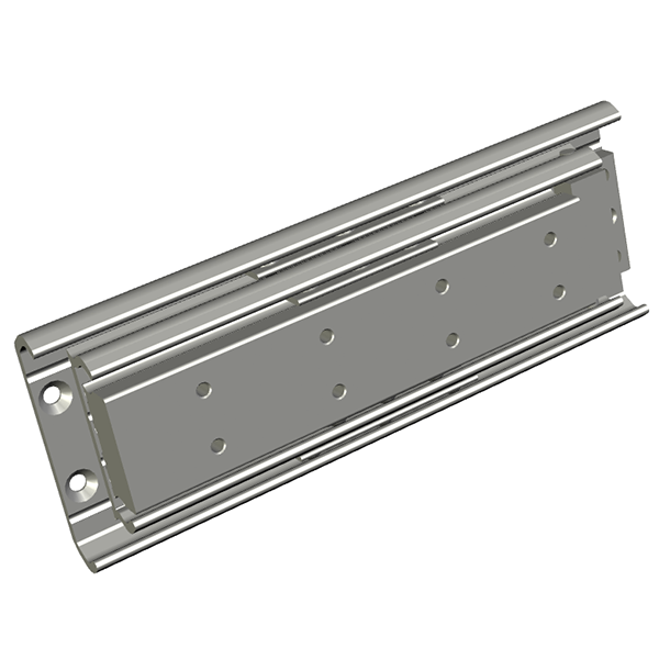 Drawer Slide, steel, extension lenght  =1415 mm and load capacity of 220 kg