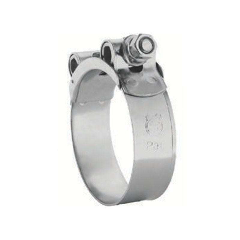 Complete hose clamp, acid proof stainless steel, Diameter range: 40-43mm
