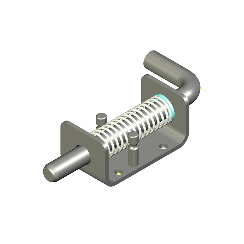 Sliding bolt, steel, screw mounting, length=135, width=40, height=35