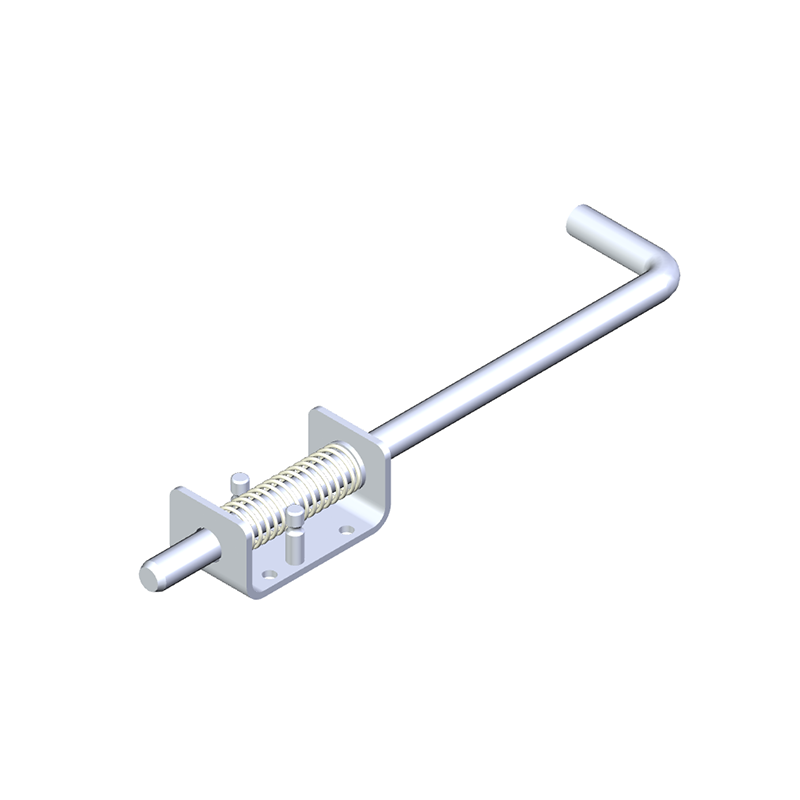 Sliding bolt, steel, screw mounting, length=385, width=40, height=35