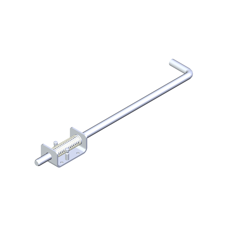 Sliding bolt, steel, screw mounting, length=430, width=40, height=35