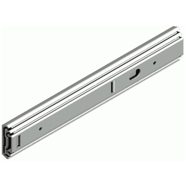 Drawer Slide, acid proof stainless steel, extension lenght  =610 mm and load capacity of 70 kg